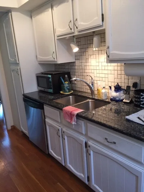 White Lowland Door Transitional Kitchen Renovation by Kitchen Solvers Of Oklahoma City - Photo 2
