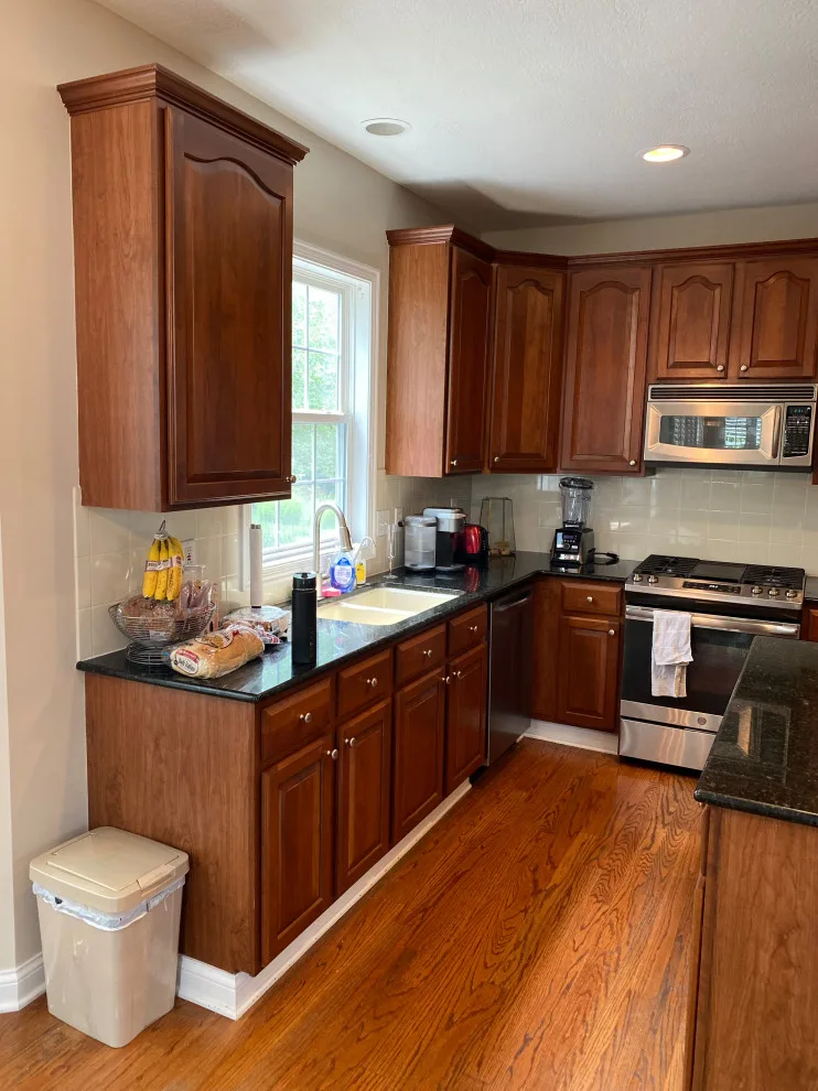 White Satin Shaker Transitional Kitchen Renovation by Kitchen Solvers Of Allentown - Photo 2