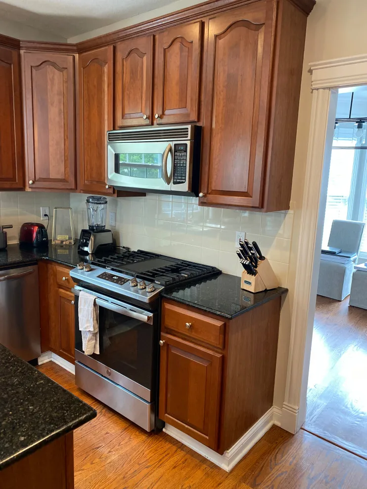 White Satin Shaker Transitional Kitchen Renovation by Kitchen Solvers Of Allentown - Photo 5