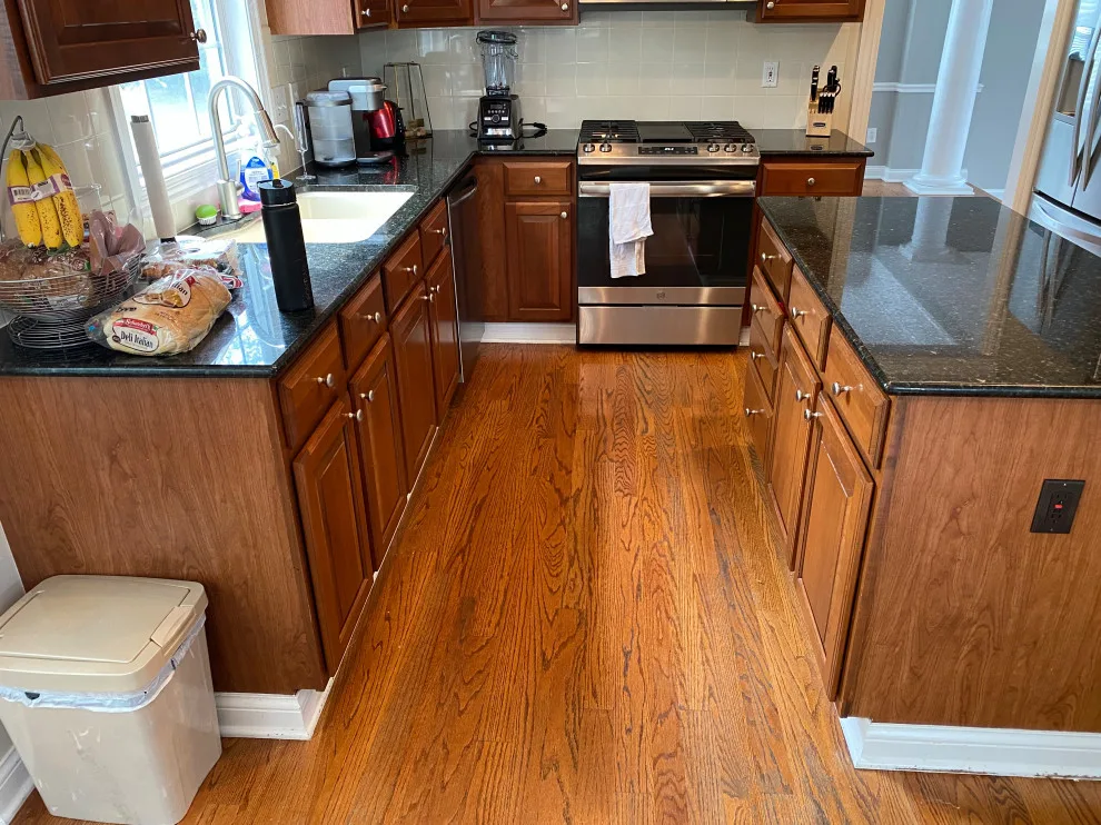 White Satin Shaker Transitional Kitchen Renovation by Kitchen Solvers Of Allentown - Photo 9