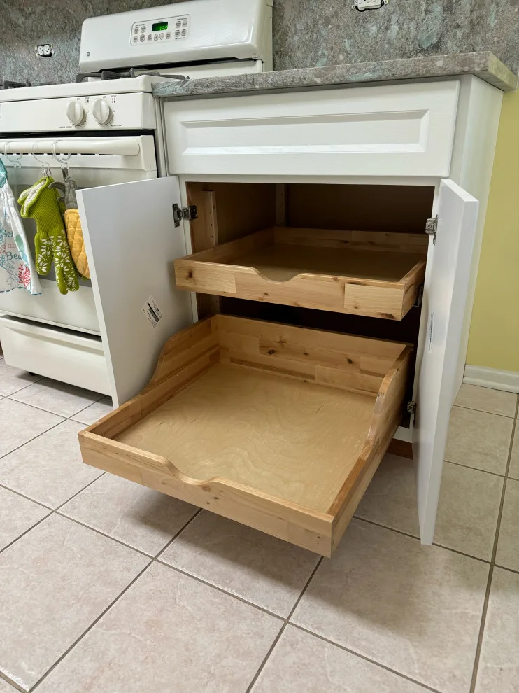Hudson White Cabinets Kitchen Remodel in Transition by Kitchen Solvers Of Grayslake - Photo 6