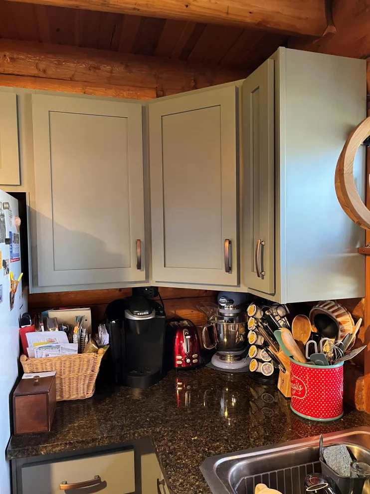 Spruce-Colored Cabinets for a Transitional Kitchen Renovation by Kitchen Solvers Of Eau Claire - Photo 4