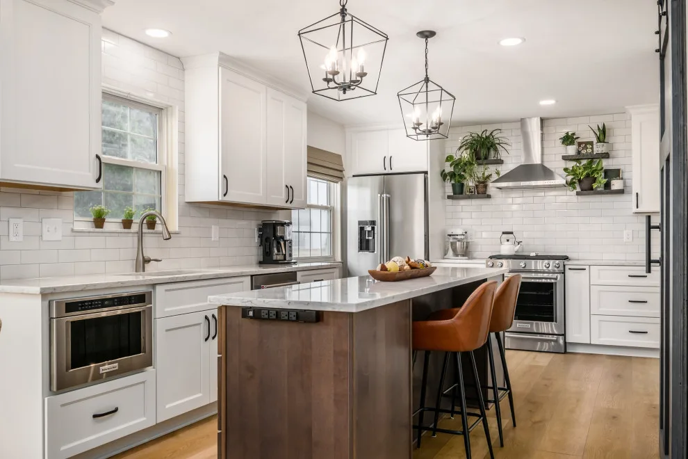 Snow and Shale Transitional Kitchen Renovation by Kitchen Solvers Of Allentown - Photo 2
