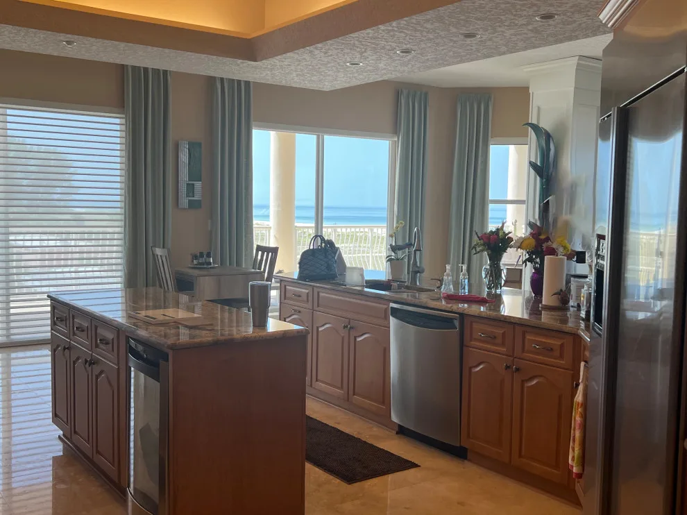 Warm Grey Cabinet Transitional Kitchen Renovation by Kitchen Solvers Of The Gulf Coast - Photo 3
