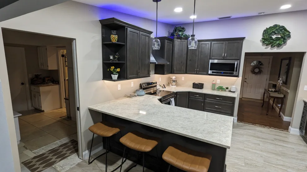 Updated Kitchen Renovation Featuring a New Quartz Countertop by Kitchen Solvers Of Orlando - Photo 3