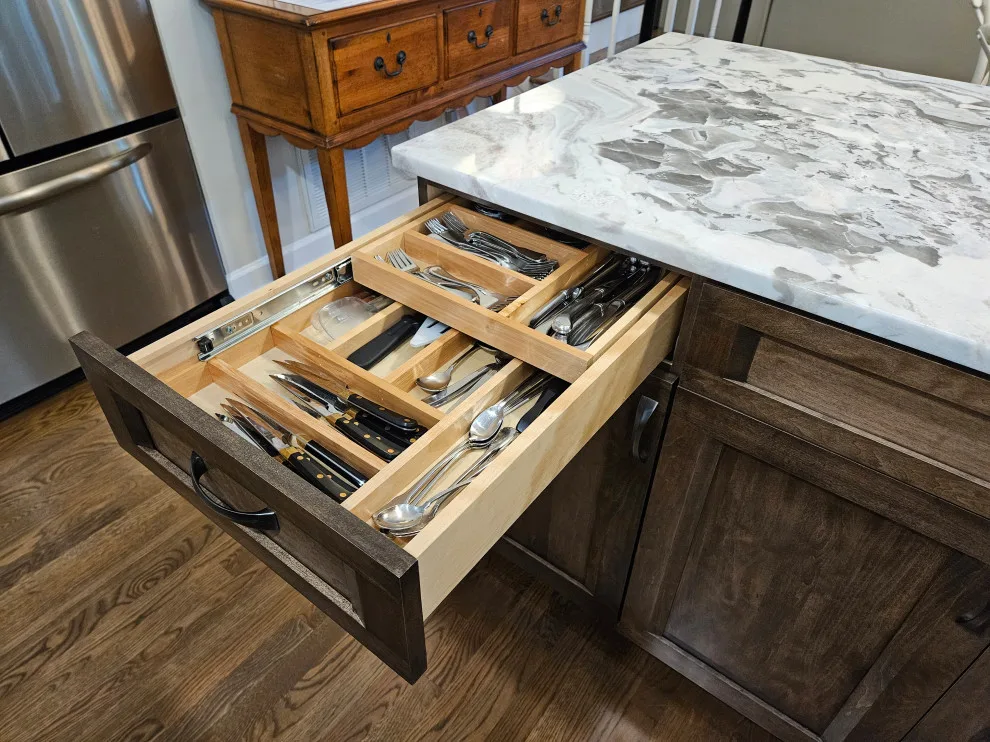 Two-Tone Cabinet Transitional Kitchen Renovation by Kitchen Solvers Of Spring Hill - Photo 27