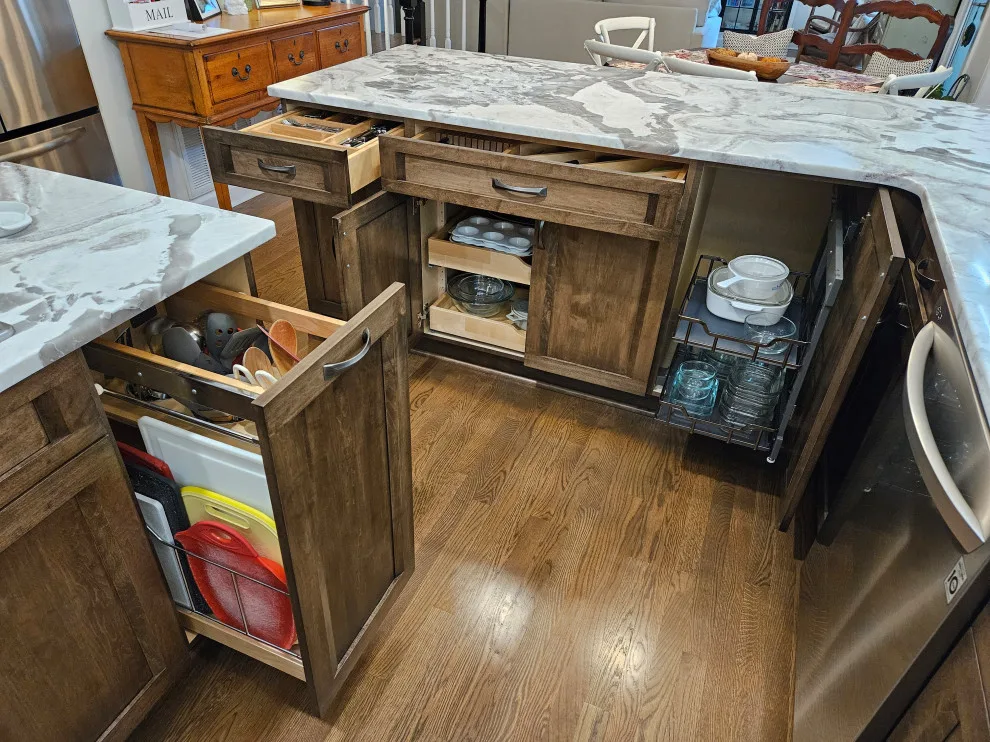 Two-Tone Cabinet Transitional Kitchen Renovation by Kitchen Solvers Of Spring Hill - Photo 33