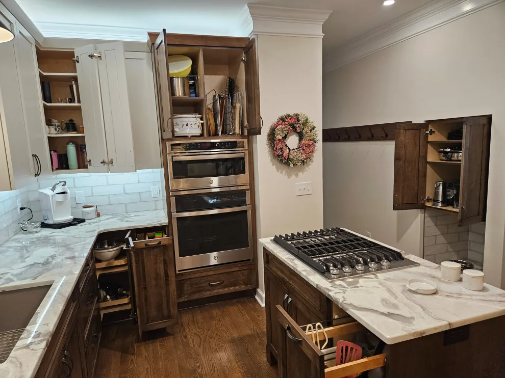 Two-Tone Cabinet Transitional Kitchen Renovation by Kitchen Solvers Of Spring Hill - Photo 28
