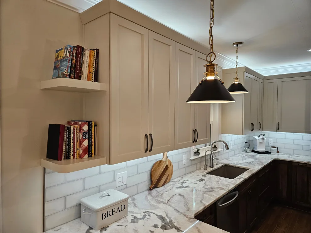 Two-Tone Cabinet Transitional Kitchen Renovation by Kitchen Solvers Of Spring Hill - Photo 31