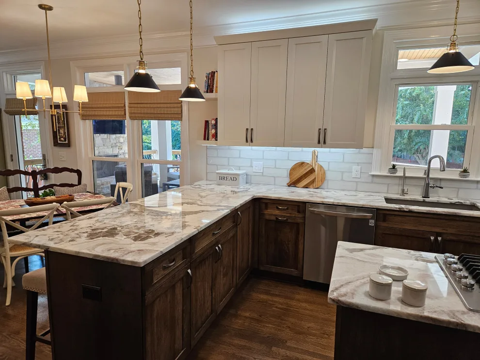 Two-Tone Cabinet Transitional Kitchen Renovation by Kitchen Solvers Of Spring Hill - Photo 16