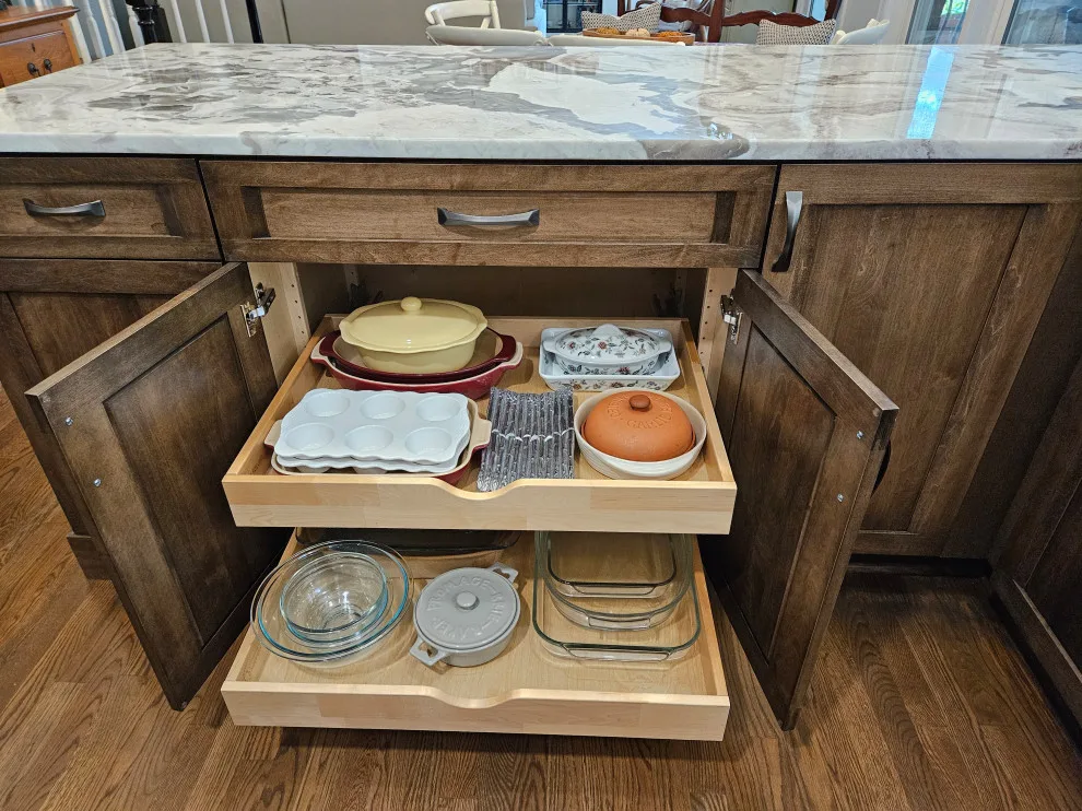 Two-Tone Cabinet Transitional Kitchen Renovation by Kitchen Solvers Of Spring Hill - Photo 29