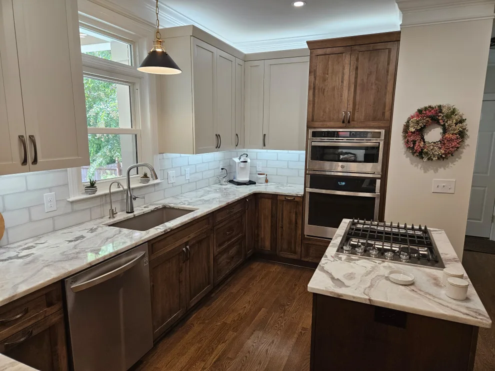 Two-Tone Cabinet Transitional Kitchen Renovation by Kitchen Solvers Of Spring Hill - Photo 6