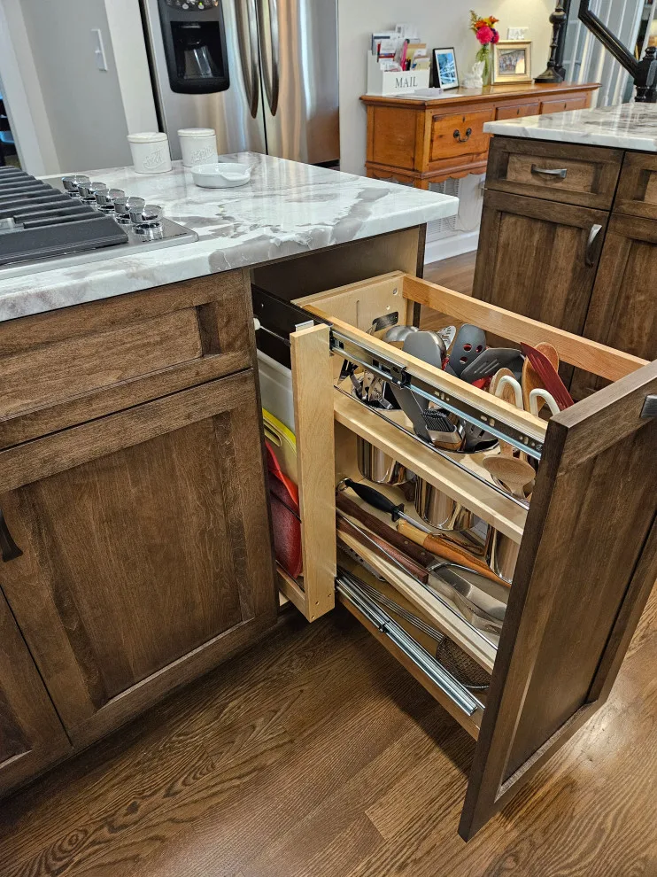 Two-Tone Cabinet Transitional Kitchen Renovation by Kitchen Solvers Of Spring Hill - Photo 14