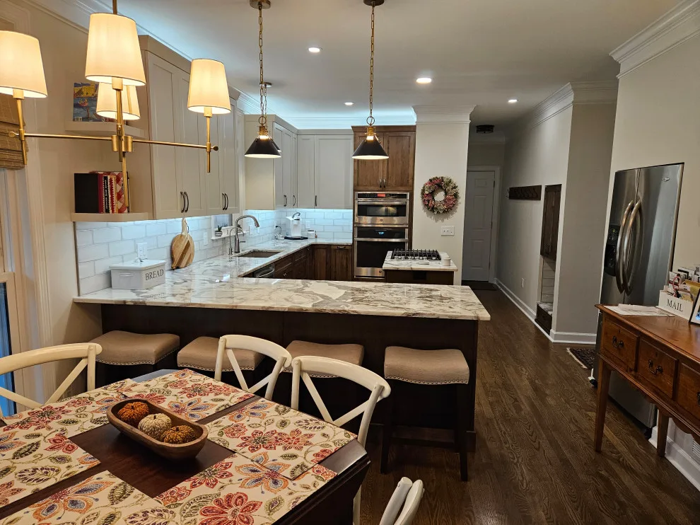 Two-Tone Cabinet Transitional Kitchen Renovation by Kitchen Solvers Of Spring Hill - Photo 4
