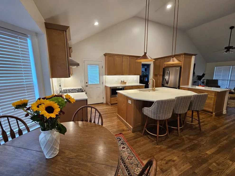 Sandstone Cabinet Transitional Kitchen Renovation by Kitchen Solvers Of Spring Hill - Photo 5