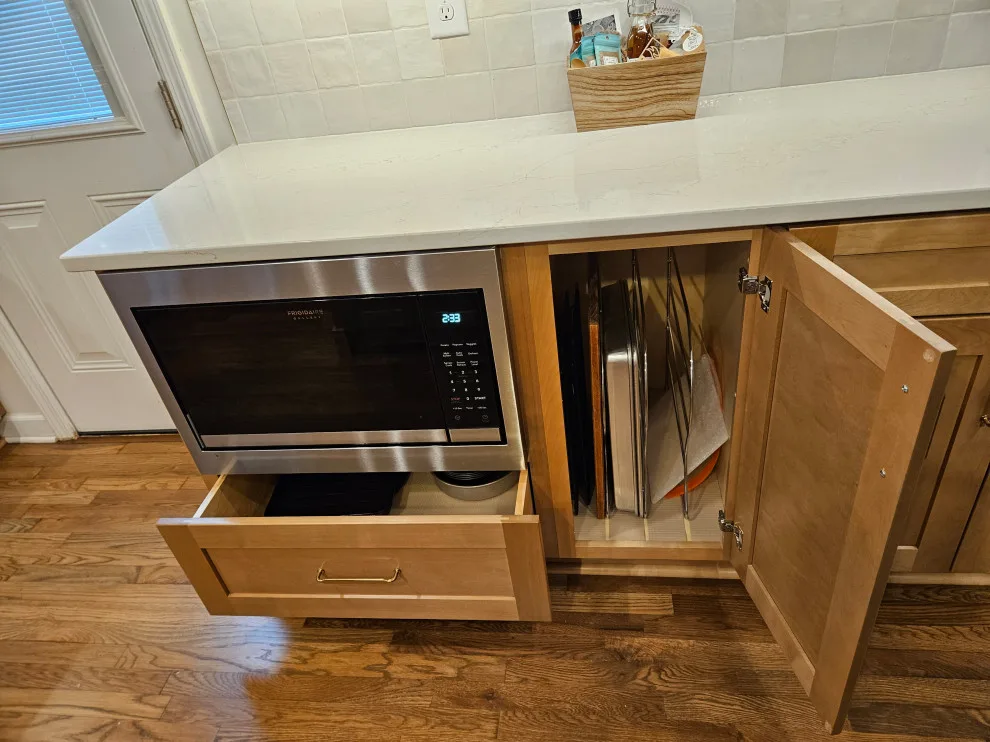 Sandstone Cabinet Transitional Kitchen Renovation by Kitchen Solvers Of Spring Hill - Photo 33