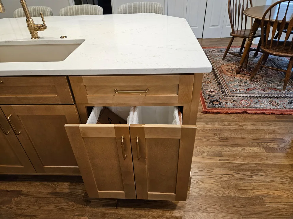 Sandstone Cabinet Transitional Kitchen Renovation by Kitchen Solvers Of Spring Hill - Photo 22