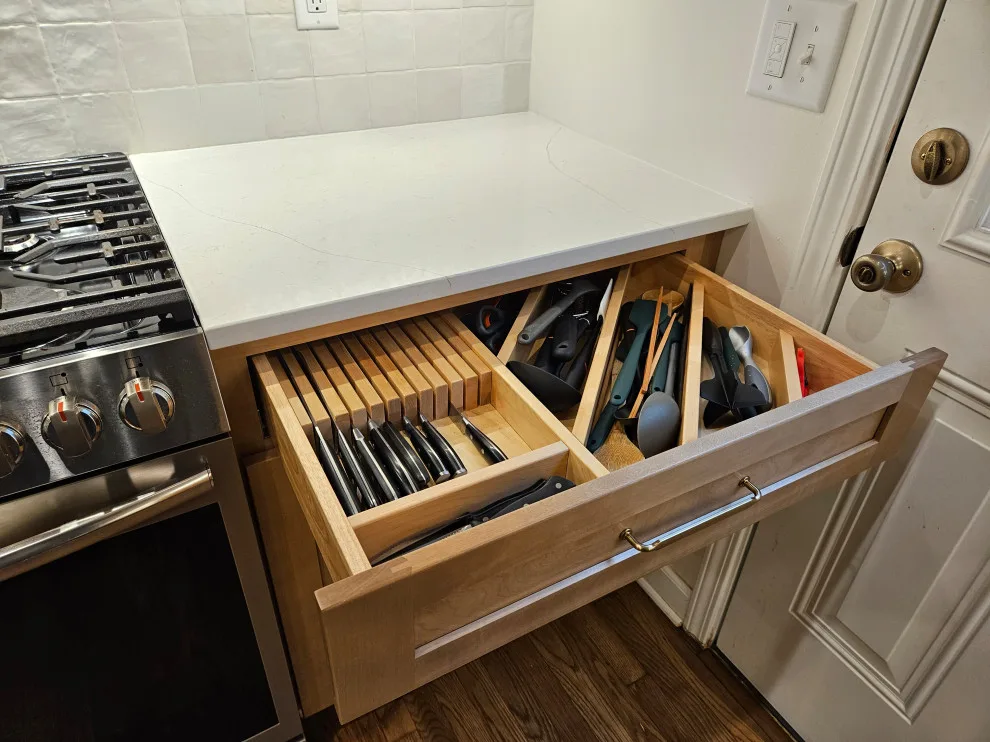 Sandstone Cabinet Transitional Kitchen Renovation by Kitchen Solvers Of Spring Hill - Photo 20