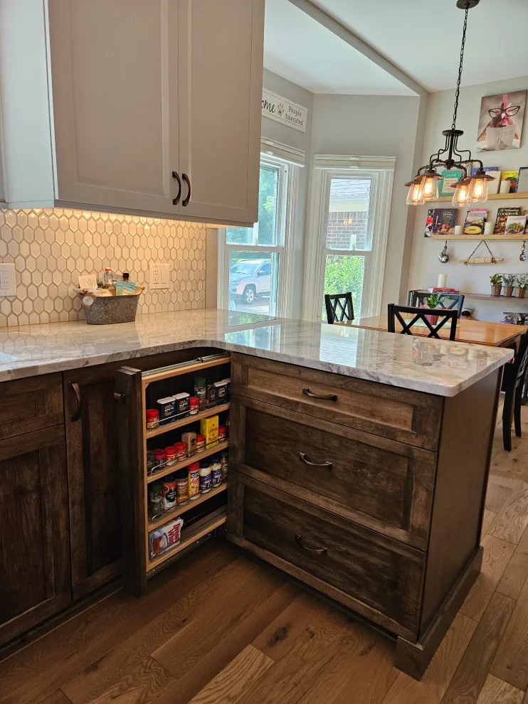 Modern Kitchen Renovation Featuring Various Storage Solutions by Kitchen Solvers Of Spring Hill - Photo 28