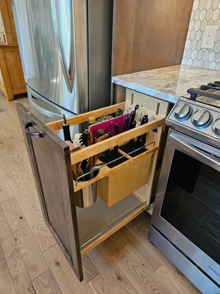 Modern Kitchen Renovation Featuring Various Storage Solutions by Kitchen Solvers Of Spring Hill - Photo 2