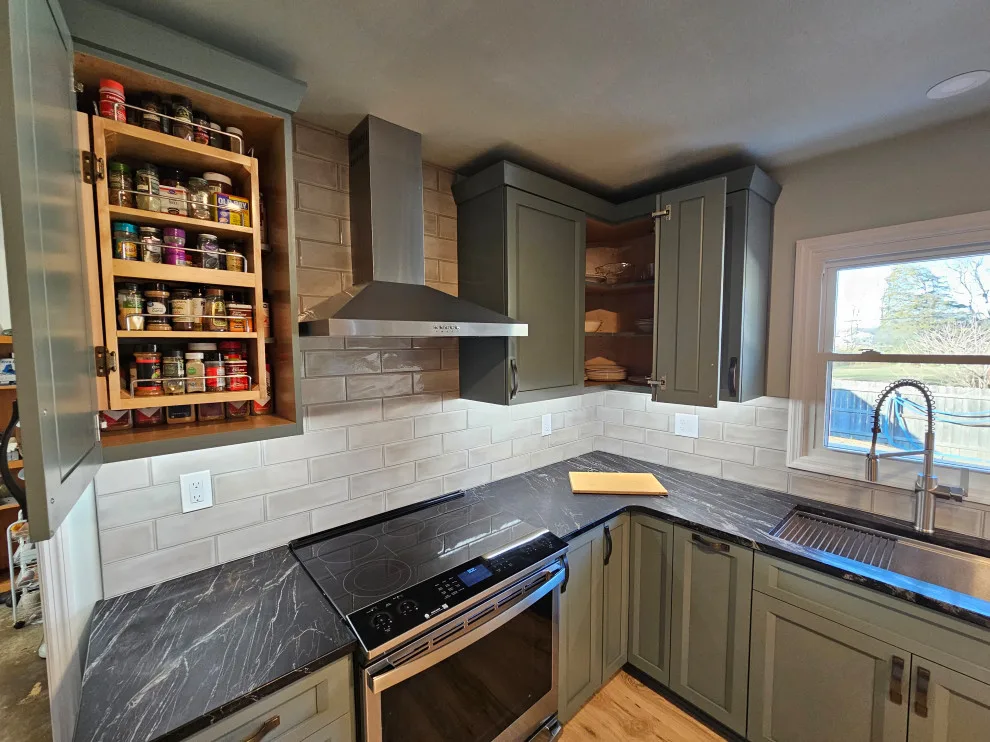 Spruce Cabinet Kitchen Renovation by Kitchen Solvers Of Spring Hill - Photo 17