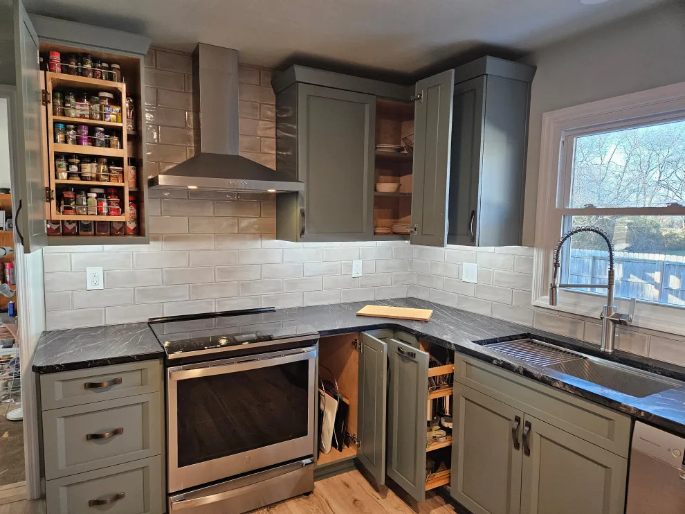 Spruce Cabinet Kitchen Renovation by Kitchen Solvers Of Spring Hill - Photo 26