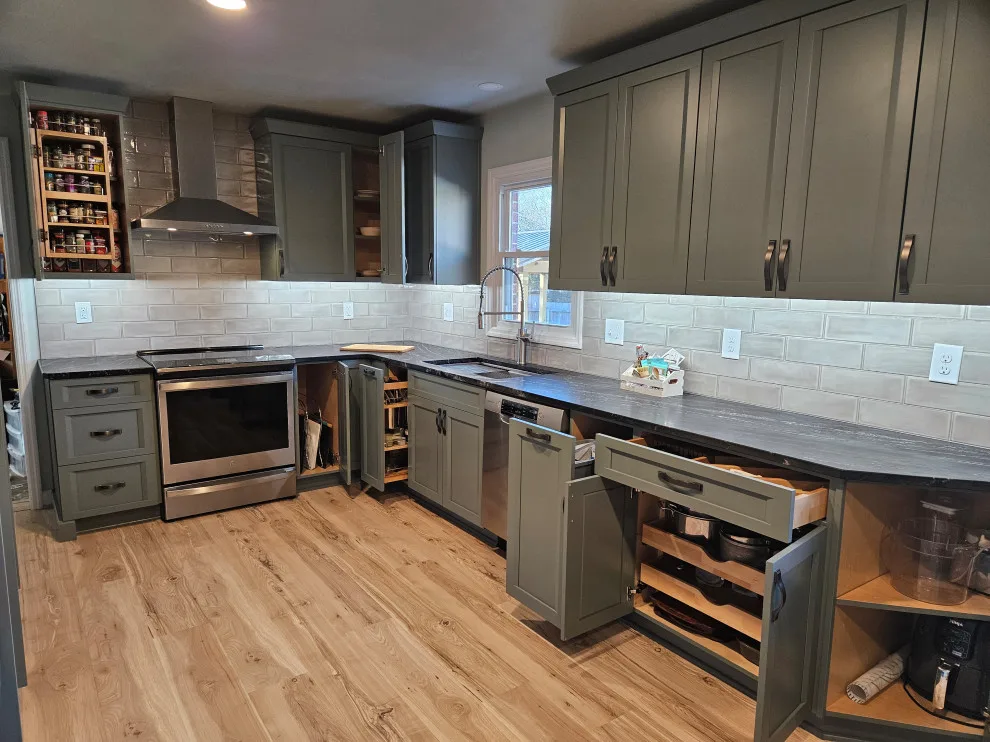 Spruce Cabinet Kitchen Renovation by Kitchen Solvers Of Spring Hill - Photo 6