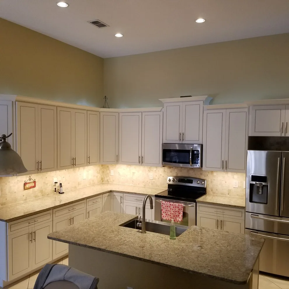Pearl Sheen Transitional Kitchen Renovation Completed by Kitchen Solvers Of Orlando - Photo 6