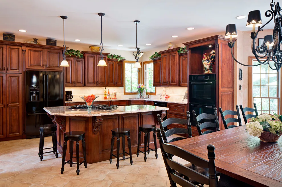 Tuscan-Inspired Kitchen Renovation by Carpets Plus/ Cabinets Plus Of Saint Louis - Photo 3