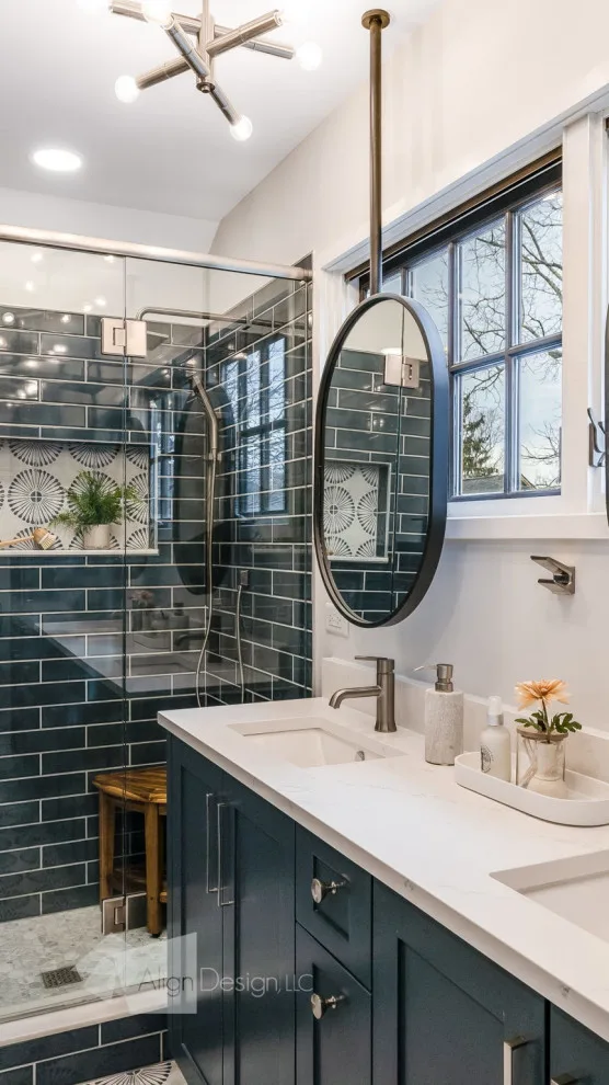 Lively Bathroom Renovation by Align Design LLC - Photo 5