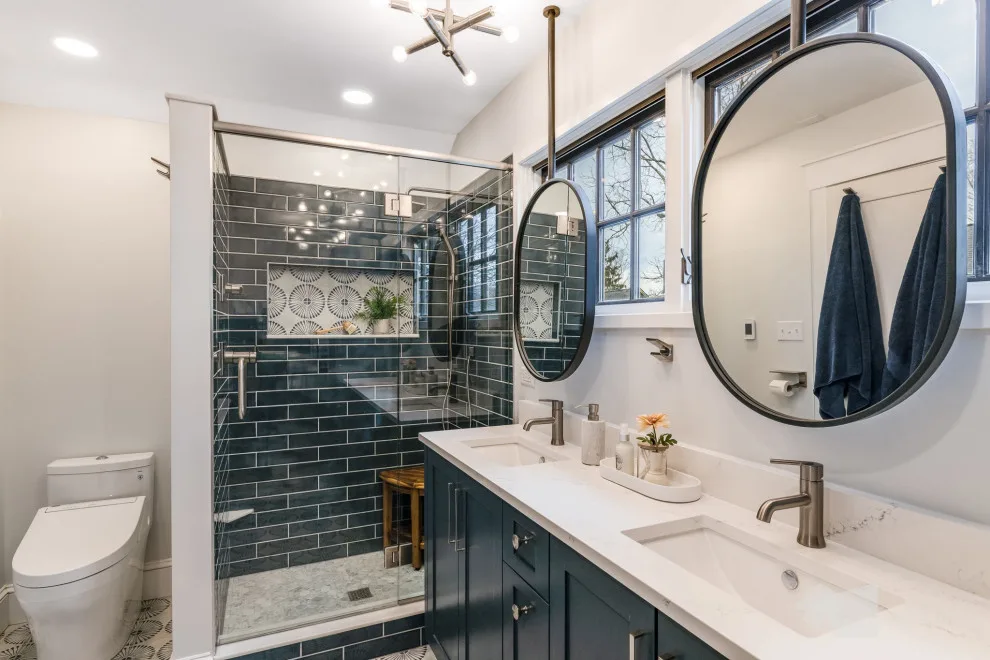 Lively Bathroom Renovation by Align Design LLC - Photo 15