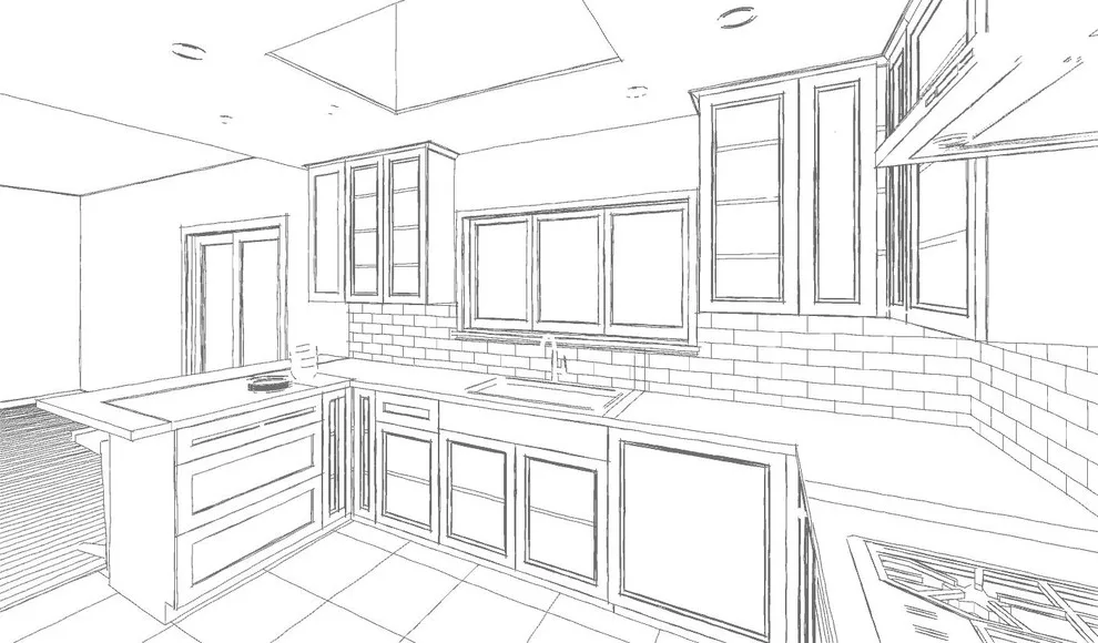 Piedmont Kitchen in Teal and White by Custom Kitchens By John Wilkins, Inc. - Photo 2