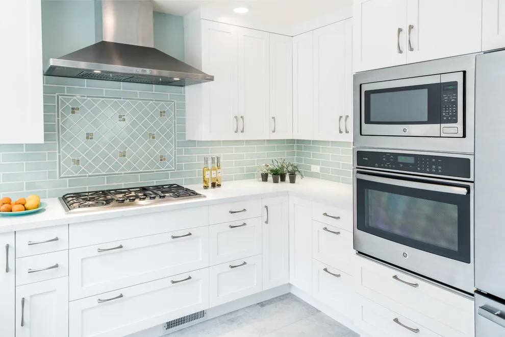 Piedmont Kitchen in Teal and White by Custom Kitchens By John Wilkins, Inc. - Photo 8