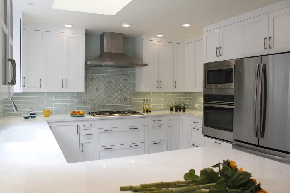 Piedmont Kitchen in Teal and White by Custom Kitchens By John Wilkins, Inc. - Photo 23