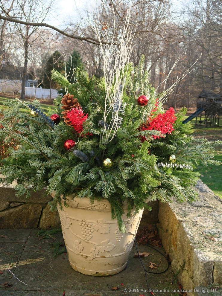 Seasonal Winter Decor & Containers - Fairfield County by Austin Ganim Landscape Design, LLC - Photo 9
