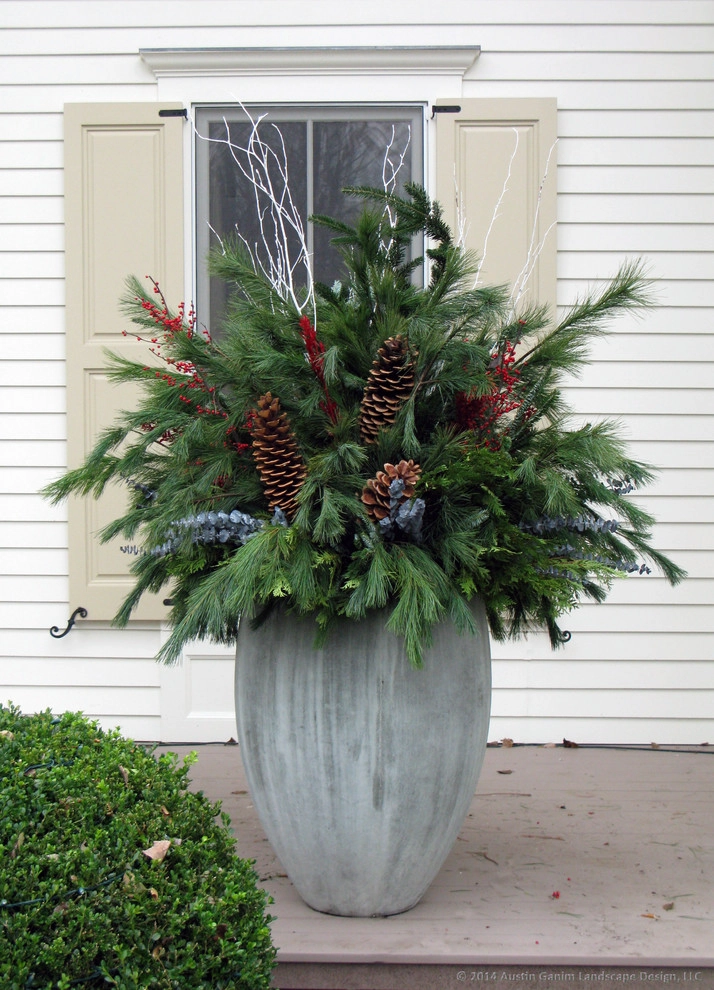 Seasonal Winter Decor & Containers - Fairfield County by Austin Ganim Landscape Design, LLC - Photo 21
