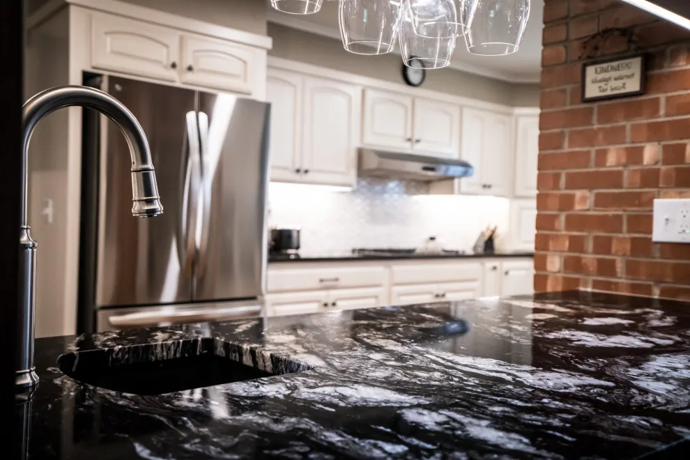 Transitional Monochrome Kitchen by Heritage Renovations - Photo 22
