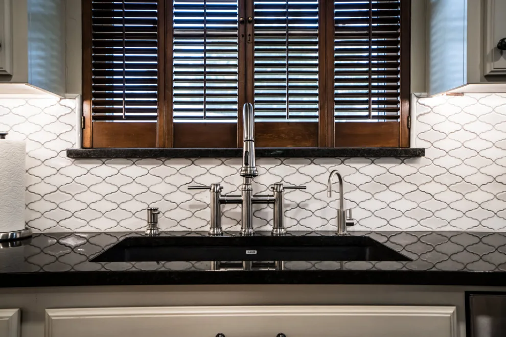 Transitional Monochrome Kitchen by Heritage Renovations - Photo 11