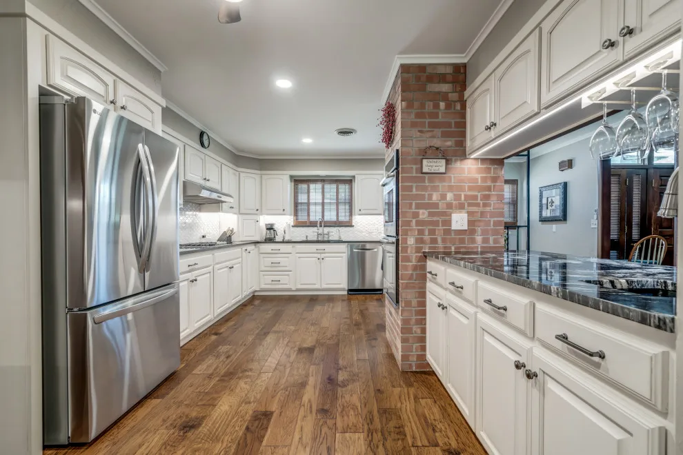 Transitional Monochrome Kitchen by Heritage Renovations - Photo 24