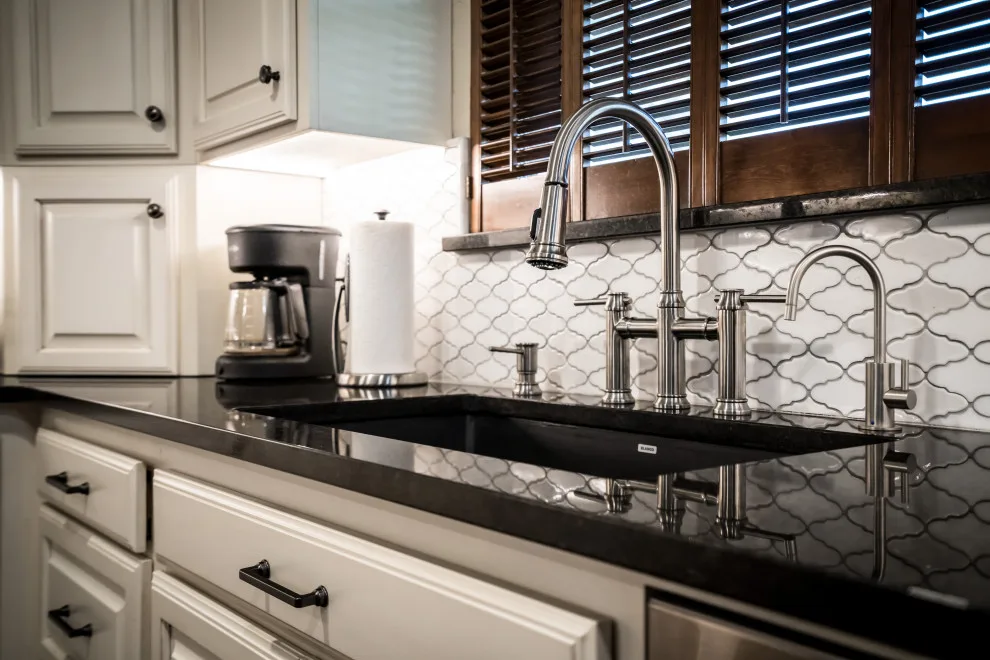 Transitional Monochrome Kitchen by Heritage Renovations - Photo 19