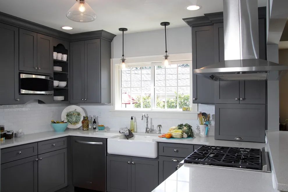Contemporary Grays in Whitefish Bay by Advantage Design + Remodel - Photo 2