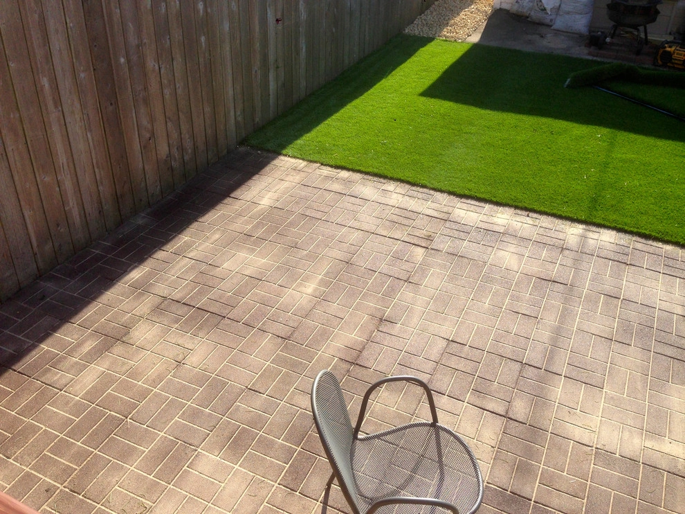 Recycled Rubber Block Patio & Artificial Turf by RugZoom Synthetic Grass & Landscaping - Photo 3