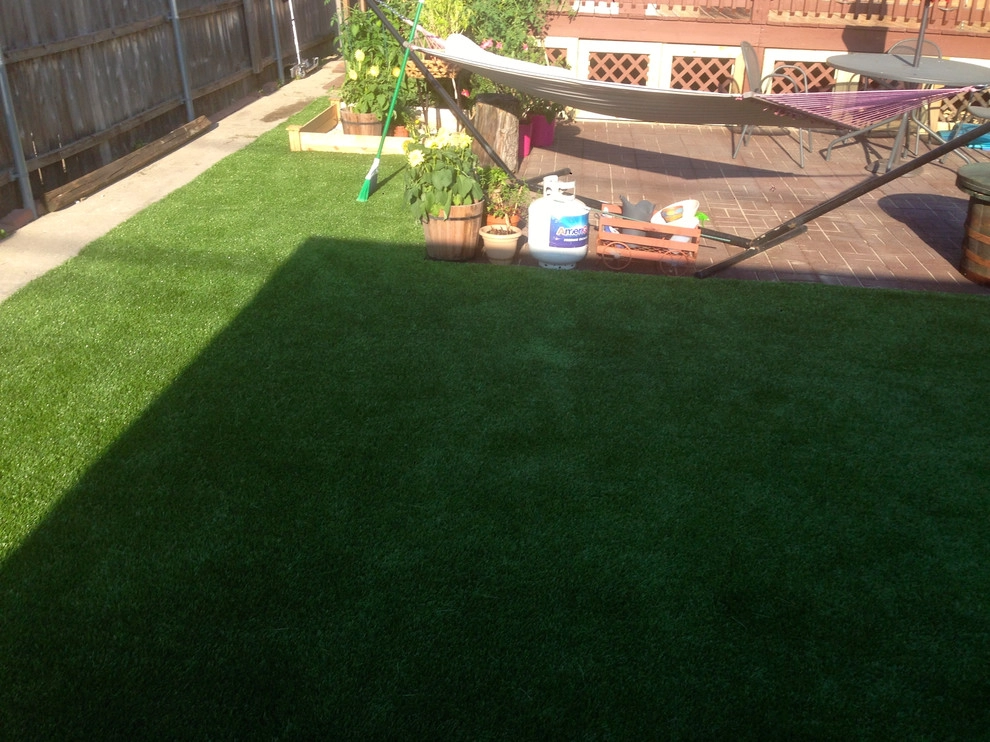 Recycled Rubber Block Patio & Artificial Turf by RugZoom Synthetic Grass & Landscaping - Photo 5