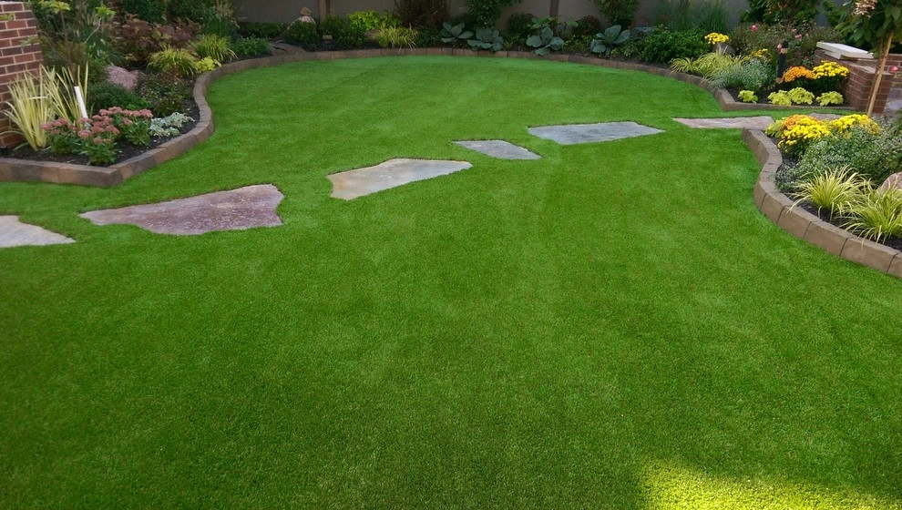 Artificial Turf & Hardscape | Flagstone & Foliage by RugZoom Synthetic Grass & Landscaping - Photo 11