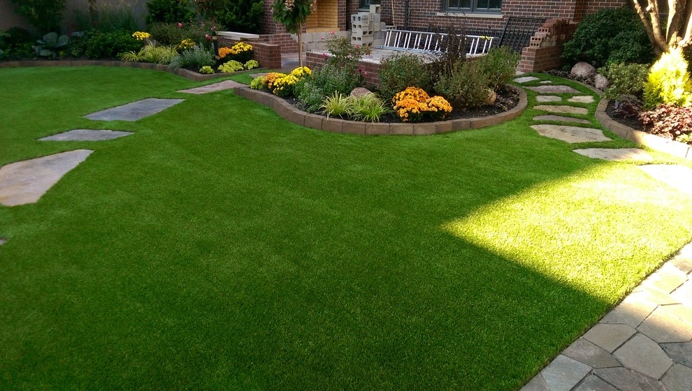 Artificial Turf & Hardscape | Flagstone & Foliage by RugZoom Synthetic Grass & Landscaping - Photo 12