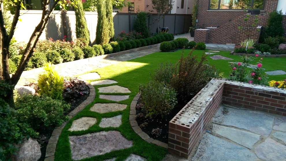 Artificial Turf & Hardscape | Flagstone & Foliage by RugZoom Synthetic Grass & Landscaping - Photo 9