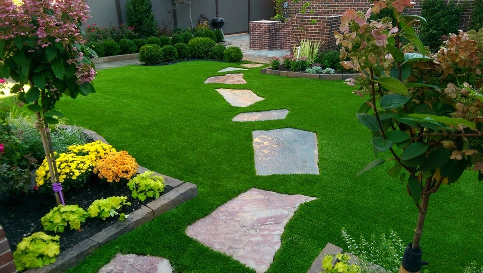 Artificial Turf & Hardscape | Flagstone & Foliage by RugZoom Synthetic Grass & Landscaping - Photo 5