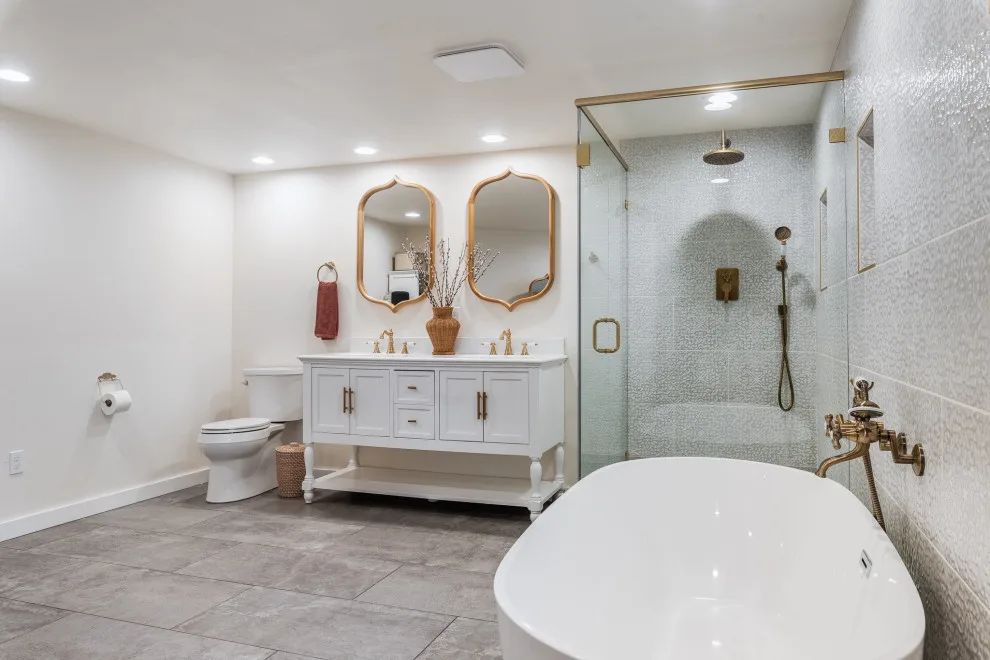 Basement Bathroom Construction in Seattle WA by Level Up Construction & Remodeling - Photo 5