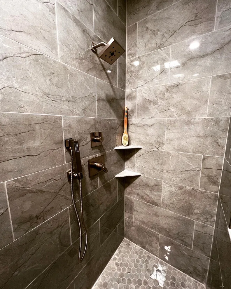 Personalized shower and toilet combination by Homanvestments LLC & Extreme Custom Construction - Photo 7