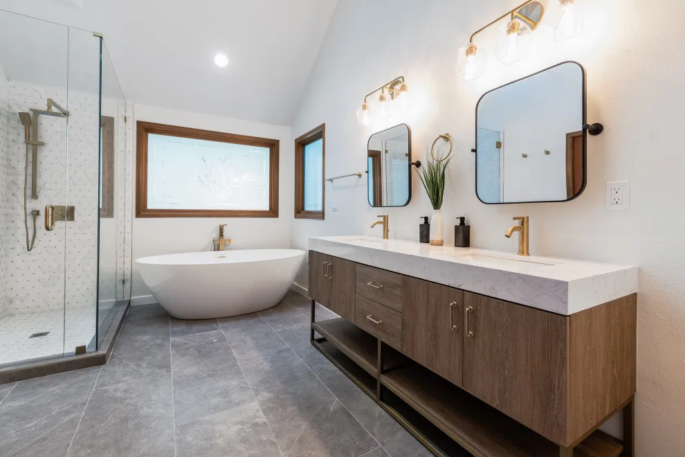 Renovation of the master bathroom by Level Up Construction & Remodeling - Photo 5